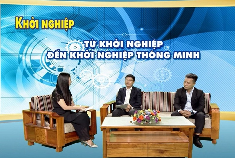 Screenshot from a startup programme of Dong Nai Television.