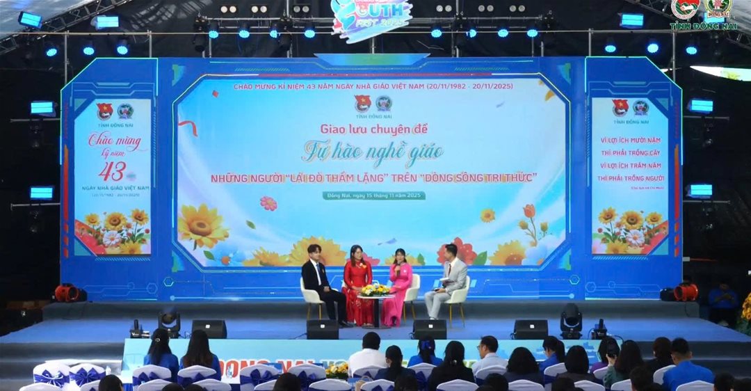 Giảng viên trẻ LHU được vinh danh tại Nhà giáo trẻ tiêu biểu Đồng Nai 2025